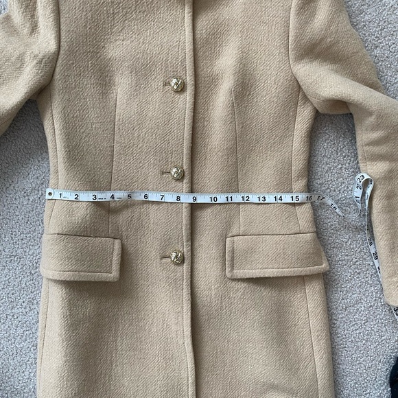 Zara fitted long wool coat - Picture 6 of 9